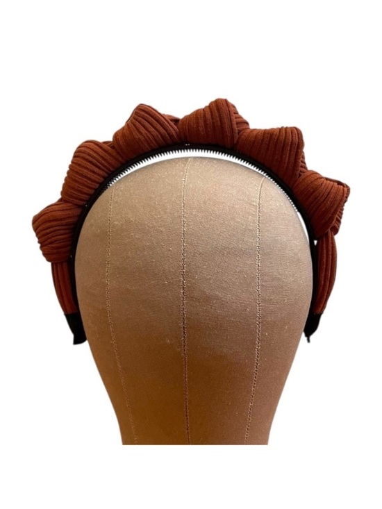 Other - 4/$25 Hadas by Kidichic Brown Ribbed Knot Headband